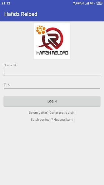Run android online APK HAFIDZ RELOAD from MyAndroid or emulate HAFIDZ RELOAD using MyAndroid