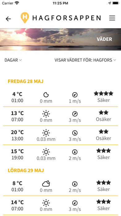 Emulate iPhone app HagforsAppen using MyAndroid Emulate iPhone app HagforsAppen using MyAndroid