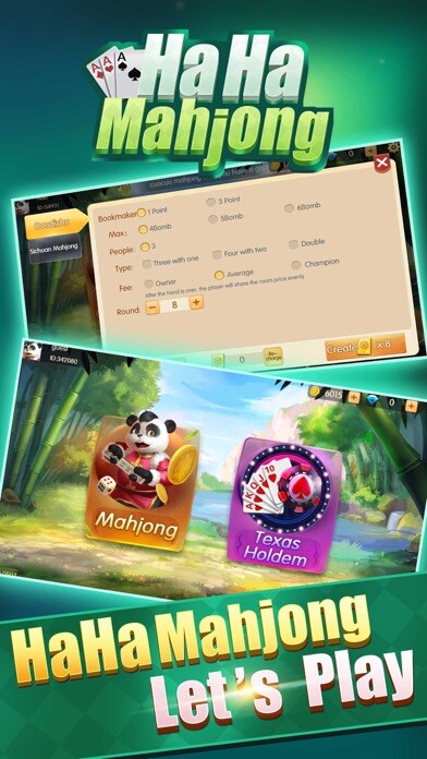 Emulate iPhone app HaHa mahjong using MyAndroid
