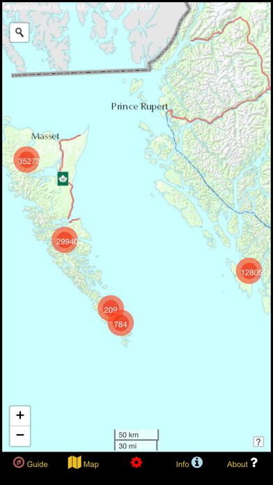 Emulate iPhone app Haida Gwaii Mushroom Forager using MyAndroid