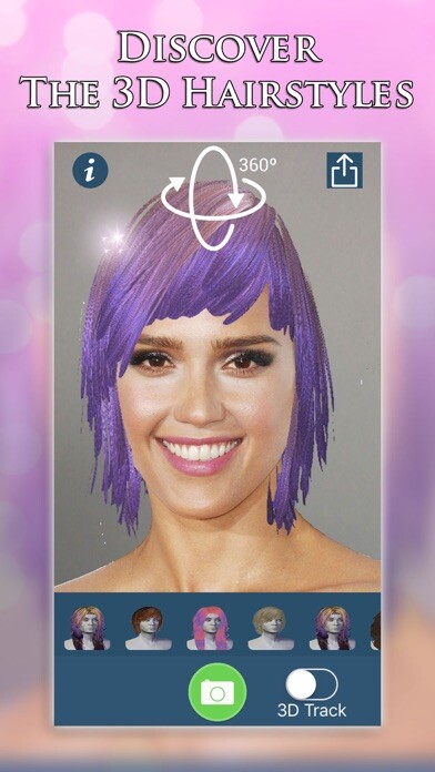 Emulate iPhone app Hair 3D - Change Your Look using MyAndroid