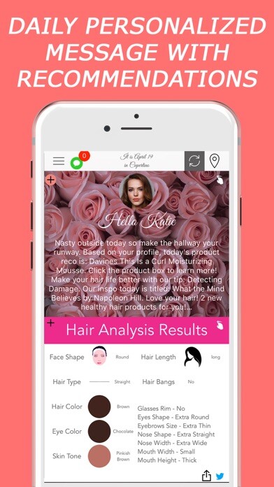 Emulate iPhone app Hair Alone: Hairstyle Makeover using MyAndroid