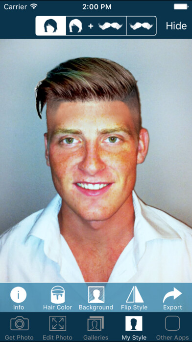 Emulate iPhone app Hair and Beard Styles using MyAndroid Emulate iPhone app Hair and Beard Styles using MyAndroid