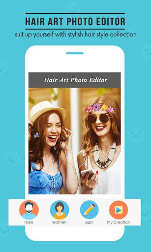 Run android online APK Hair Art Photo Editor from MyAndroid or emulate Hair Art Photo Editor using MyAndroid