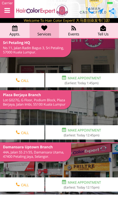Emulate iPhone app Hair Color Expert Malaysia using MyAndroid Emulate iPhone app Hair Color Expert Malaysia using MyAndroid