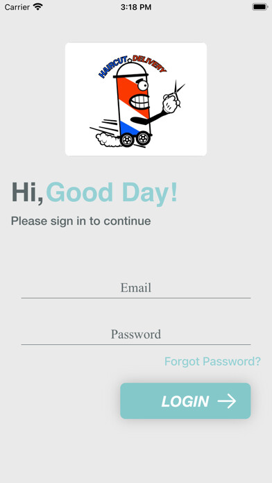 Emulate iPhone app HAIRCUT DELIVERY using MyAndroid Emulate iPhone app HAIRCUT DELIVERY using MyAndroid