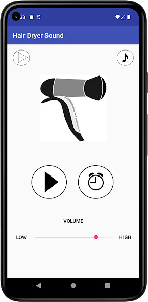 Run android online APK Hair Dryer Sound from MyAndroid or emulate Hair Dryer Sound using MyAndroid Run android online APK Hair Dryer Sound from MyAndroid or emulate Hair Dryer Sound using MyAndroid