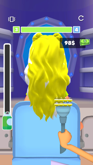 Emulate iPhone app Hair Dye Salon using MyAndroid