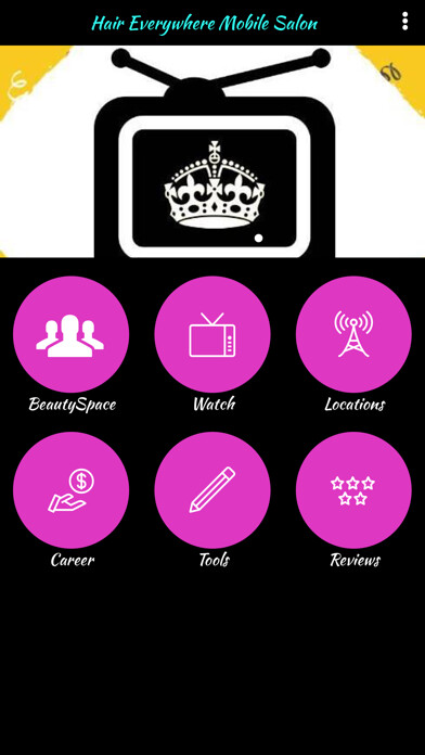Emulate iPhone app Hair Everywhere Mobile Salons using MyAndroid