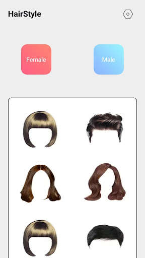 Run android online APK Hair - Hairstyle and Hair color changer from MyAndroid or emulate Hair - Hairstyle and Hair color changer using MyAndroid