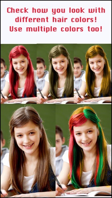 Emulate iPhone app Hair & Lip Color Changer using MyAndroid Emulate iPhone app Hair & Lip Color Changer using MyAndroid