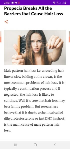 Run android online APK Hair Loss Guide from MyAndroid or emulate Hair Loss Guide using MyAndroid