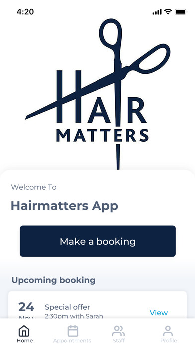 Emulate iPhone app Hairmatters App using MyAndroid Emulate iPhone app Hairmatters App using MyAndroid