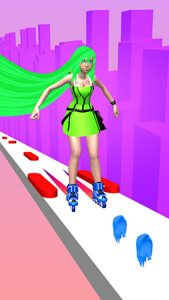 Run android online APK Hair run Challenge runner game 3d hairs body race from MyAndroid or emulate Hair run Challenge runner game 3d hairs body race using MyAndroid