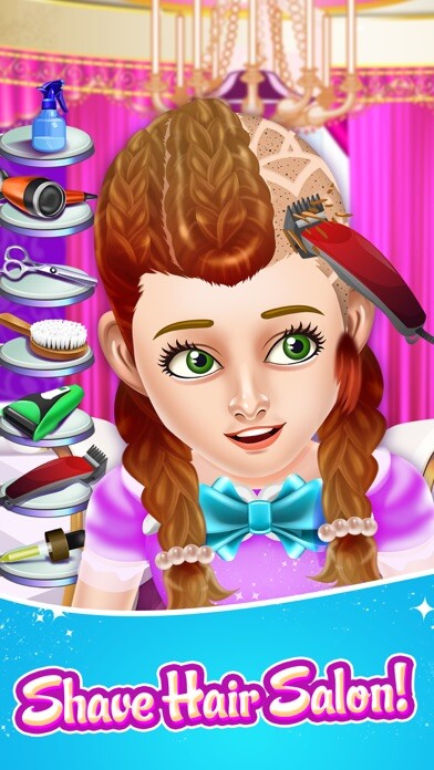 Emulate iPhone app Hair Shave Salon Spa Games using MyAndroid Emulate iPhone app Hair Shave Salon Spa Games using MyAndroid