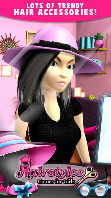 Emulate iPhone app Hairstyles Game.s for Girl.s – Hair Salon Makeover using MyAndroid