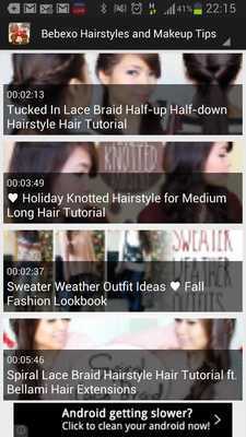 Emulate Android APK Hairstyle Tutorials (Video)