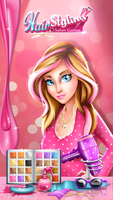 Emulate iPhone app Hair Styling Salon Games using MyAndroid