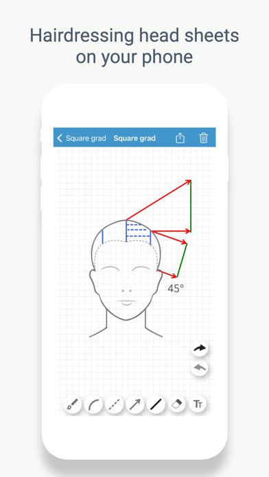 Emulate iPhone app HairTech-Head Sheets using MyAndroid