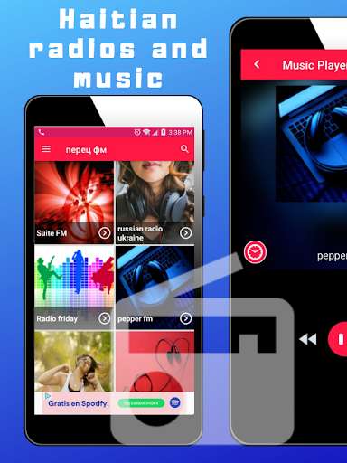 Run android online APK Haitian radios and music from MyAndroid or emulate Haitian radios and music using MyAndroid