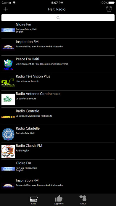 Emulate iPhone app Haitian Radio using MyAndroid