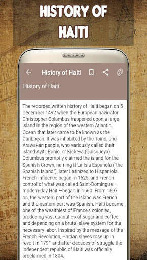 Run android online APK Haiti History from MyAndroid or emulate Haiti History using MyAndroid Run android online APK Haiti History from MyAndroid or emulate Haiti History using MyAndroid