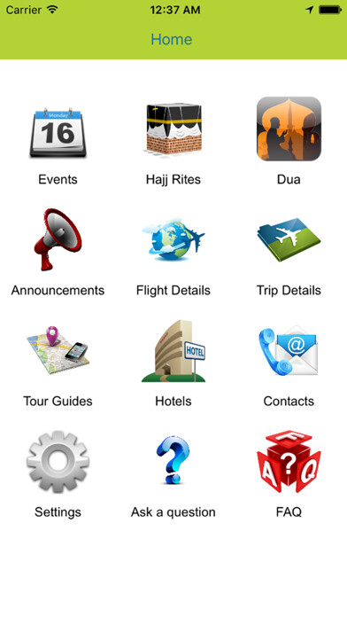 Emulate iPhone app HajjAp using MyAndroid