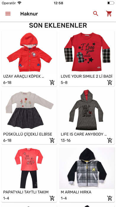 Emulate iPhone app Haknur - Baby Kids Wear using MyAndroid Emulate iPhone app Haknur - Baby Kids Wear using MyAndroid