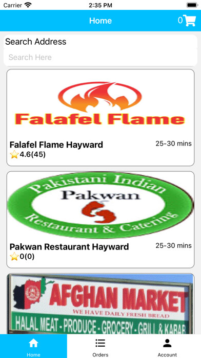 Emulate iPhone app HalalDeliveries using MyAndroid Emulate iPhone app HalalDeliveries using MyAndroid