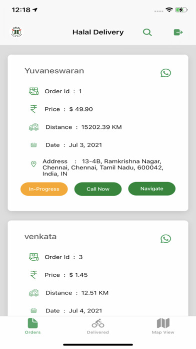 Emulate iPhone app Halal Delivery App using MyAndroid Emulate iPhone app Halal Delivery App using MyAndroid