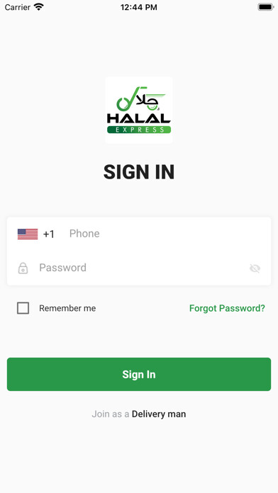 Emulate iPhone app Halal Express Delivery using MyAndroid Emulate iPhone app Halal Express Delivery using MyAndroid