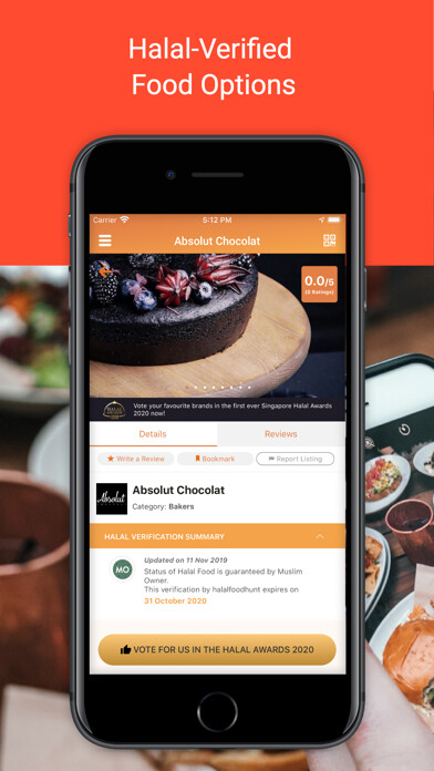 Emulate iPhone app Halalfoodhunt using MyAndroid Emulate iPhone app Halalfoodhunt using MyAndroid