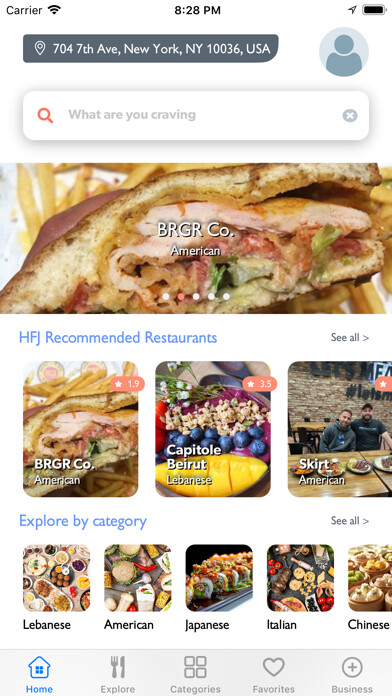 Emulate iPhone app Halal Food Junkie using MyAndroid Emulate iPhone app Halal Food Junkie using MyAndroid