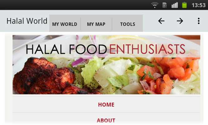 Emulate Android APK Halal World - Food Recipes Emulate Android APK Halal World - Food Recipes