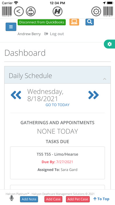 Emulate iPhone app Halcyon CMS using MyAndroid