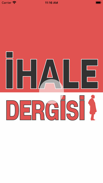 Emulate iPhone app İhale Dergisi Mobil Uygulama using MyAndroid
