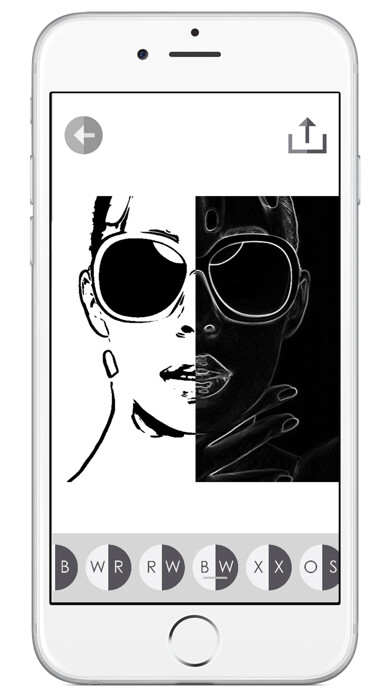 Emulate iPhone app HalfPic FX Lite using MyAndroid