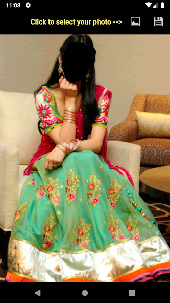 Run android online APK Half Saree Trial Room from MyAndroid or emulate Half Saree Trial Room using MyAndroid