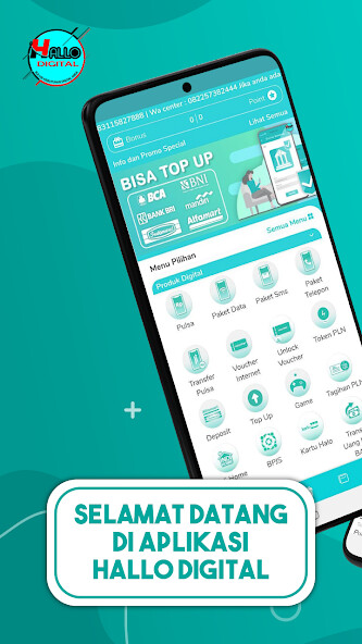 Run android online APK HalloDigital - Pulsa Data from MyAndroid or emulate HalloDigital - Pulsa Data using MyAndroid Run android online APK HalloDigital - Pulsa Data from MyAndroid or emulate HalloDigital - Pulsa Data using MyAndroid