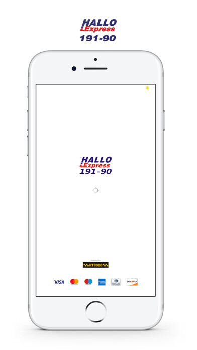 Emulate iPhone app Hallo Express Taxi Gdynia using MyAndroid