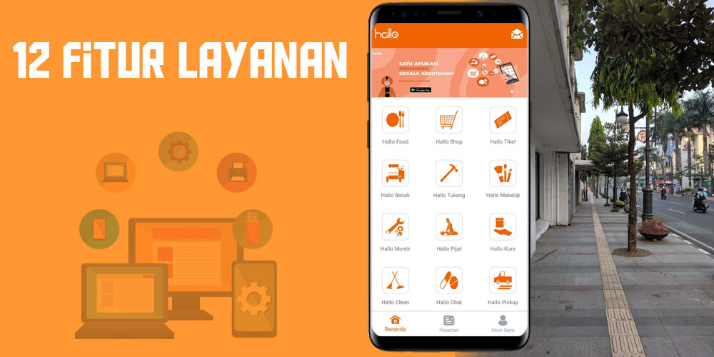 Run android online APK Hallo : Food Delivery from MyAndroid or emulate Hallo : Food Delivery using MyAndroid