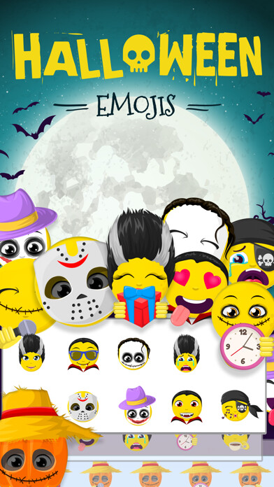 Emulate iPhone app Halloweemoji - Halloween Emoji using MyAndroid Emulate iPhone app Halloweemoji - Halloween Emoji using MyAndroid