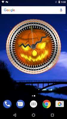 Emulate Android APK Halloween Analog Clock Emulate Android APK Halloween Analog Clock