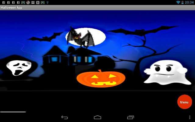 Emulate Android APK Halloween App + Game + Gallery Emulate Android APK Halloween App + Game + Gallery