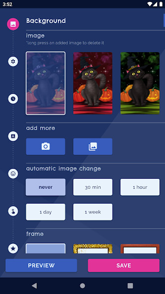 Run android online APK Halloween Black Cat Wallpaper from MyAndroid or emulate Halloween Black Cat Wallpaper using MyAndroid
