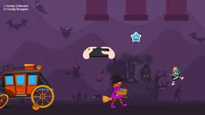 Emulate iPhone app Halloween Candies Catch using MyAndroid Emulate iPhone app Halloween Candies Catch using MyAndroid