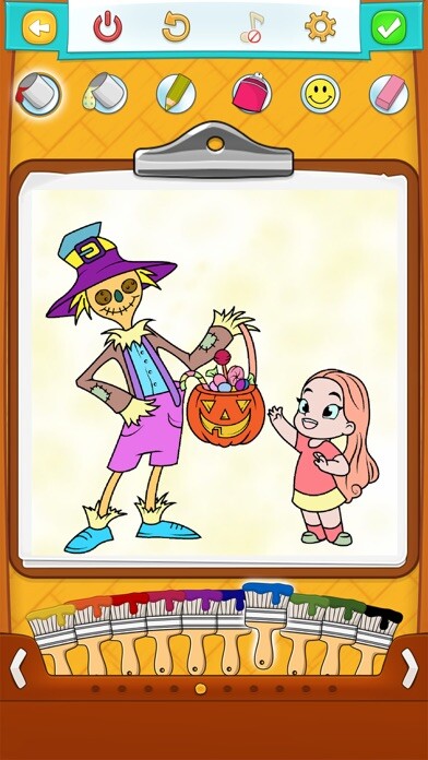 Emulate iPhone app Halloween Coloring Sheets using MyAndroid Emulate iPhone app Halloween Coloring Sheets using MyAndroid