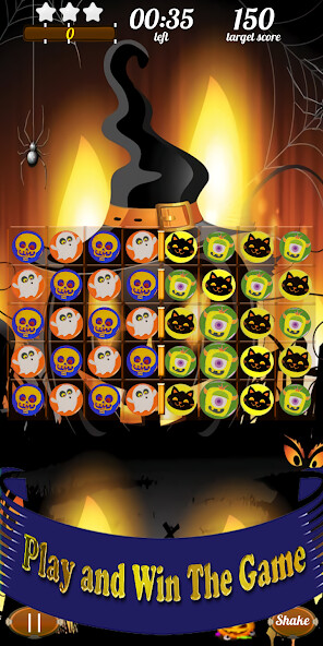 Run android online APK Halloween Crush Candy from MyAndroid or emulate Halloween Crush Candy using MyAndroid