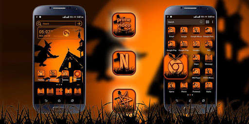 Emulate Android APK Halloween Dark Night Launcher Theme Emulate Android APK Halloween Dark Night Launcher Theme