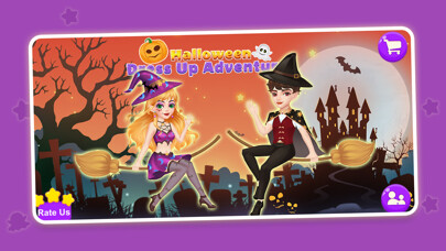 Emulate iPhone app Halloween Dress Up Adventures using MyAndroid